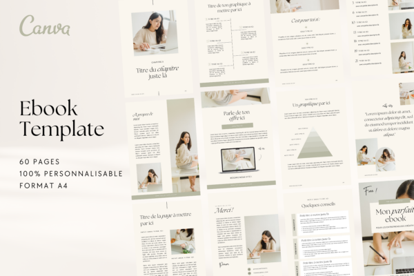 template ebook freebie communication newsletter leadmagnet entreprise individuelle marketing social