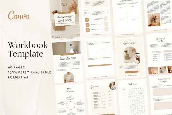 template workbook freebie communication newsletter leadmagnet entreprise individuelle marketing social